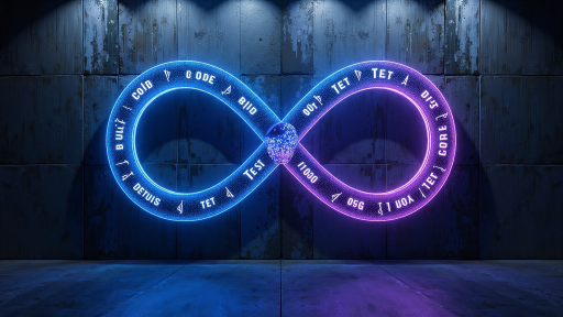 Python编程课程封面，显示Python标识和编程代码界面，背景为科技感蓝色