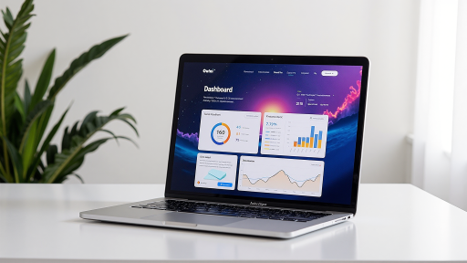 React前端开发课程封面，显示React标识和现代前端界面设计，背景为渐变色