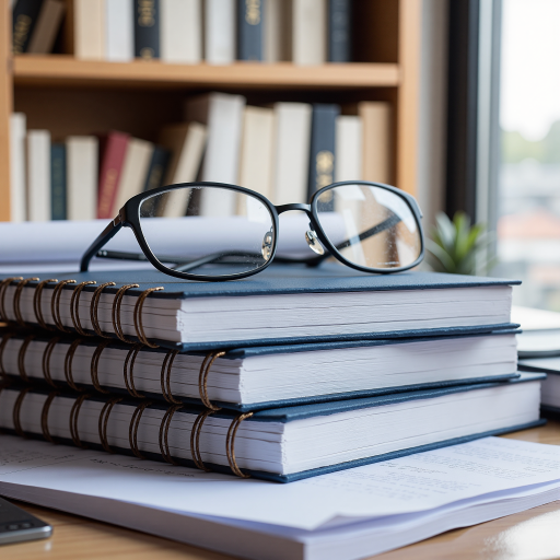 中年男性讲师头像，戴眼镜，穿深蓝色西装，背景为书架